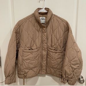 Zara quilted coat